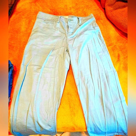 A new day Stretch Elastizado Olive Ankle Pants Size 8 - Picture 1 of 6